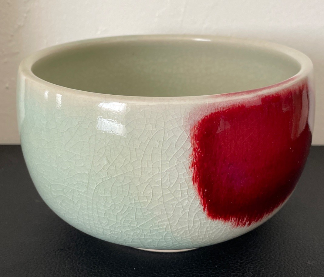 Hand Painted Art Pottery Bowl