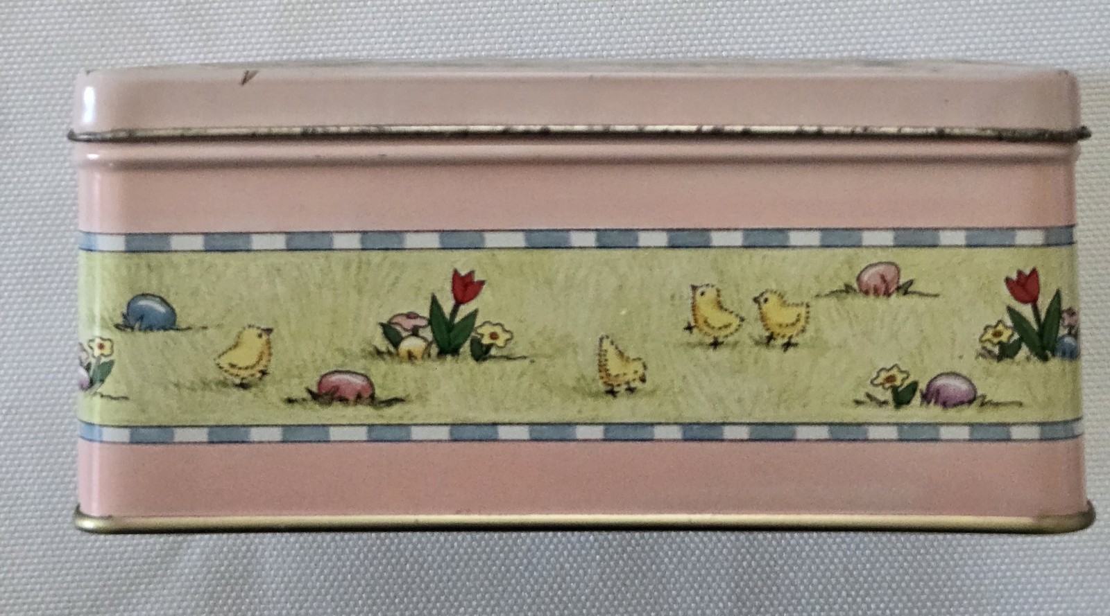 Pair of Collectible Empty Tins, Mary Engelbreit Easter Bunny + Elite Gift Box,UK
