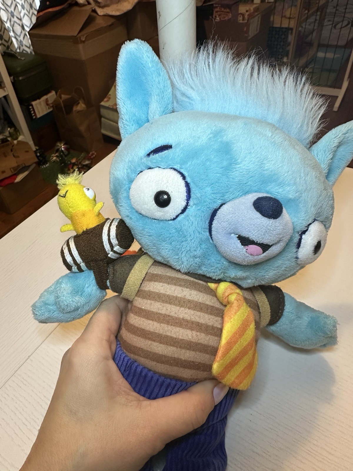 Amazon Prime Video Tumble Leaf Fig The Fox Plush by Gund 2018 Blue Animal Stick