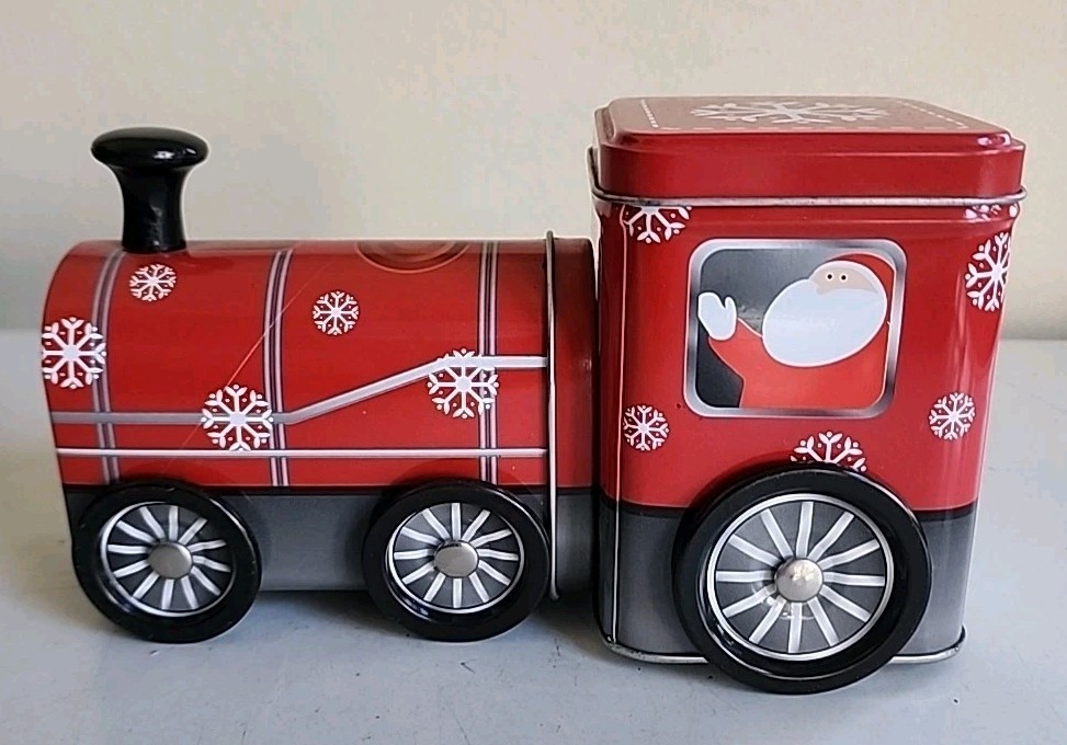 Holiday Santa Train Merry Christmas, The Tin Box Company Of America, Storage