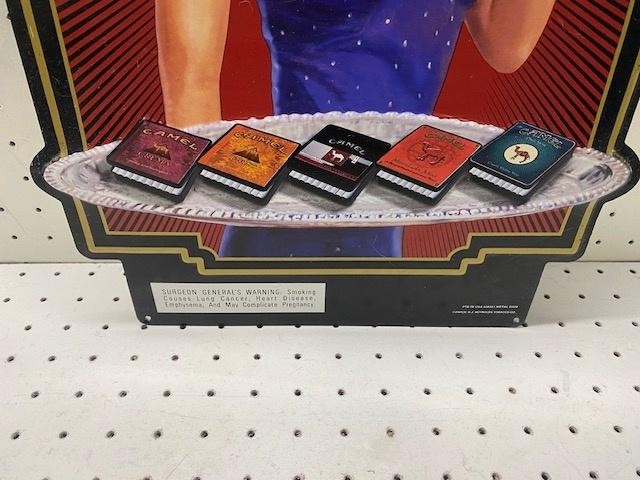 Vintage Camel Exotic Blends 3D Plastic Store Display Sign Diecut RJ Reynolds