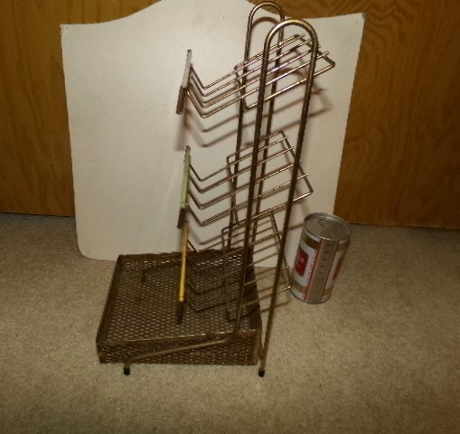 vintage WRIGLEYS GUM store counter top metal rack display