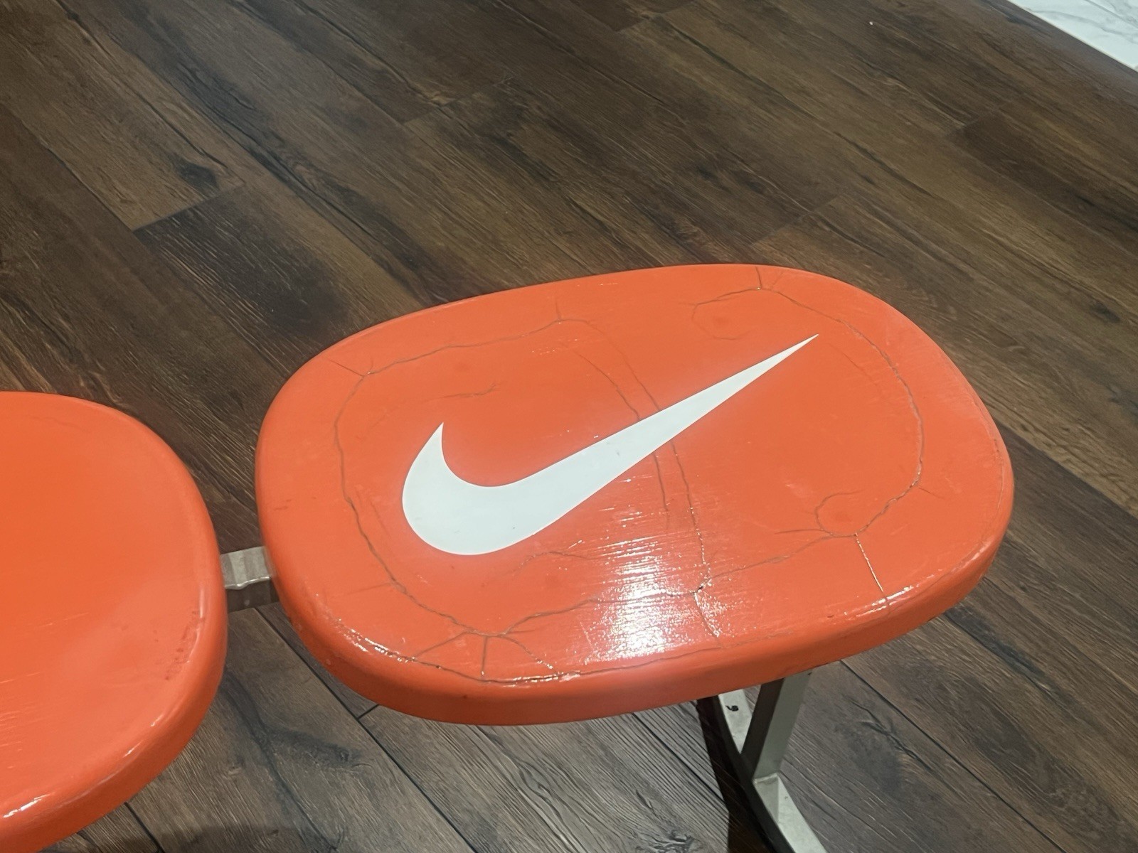 Vintage 80s 90s Nike Fitting STOOL Store Display RARE Advertising Shoes Bench