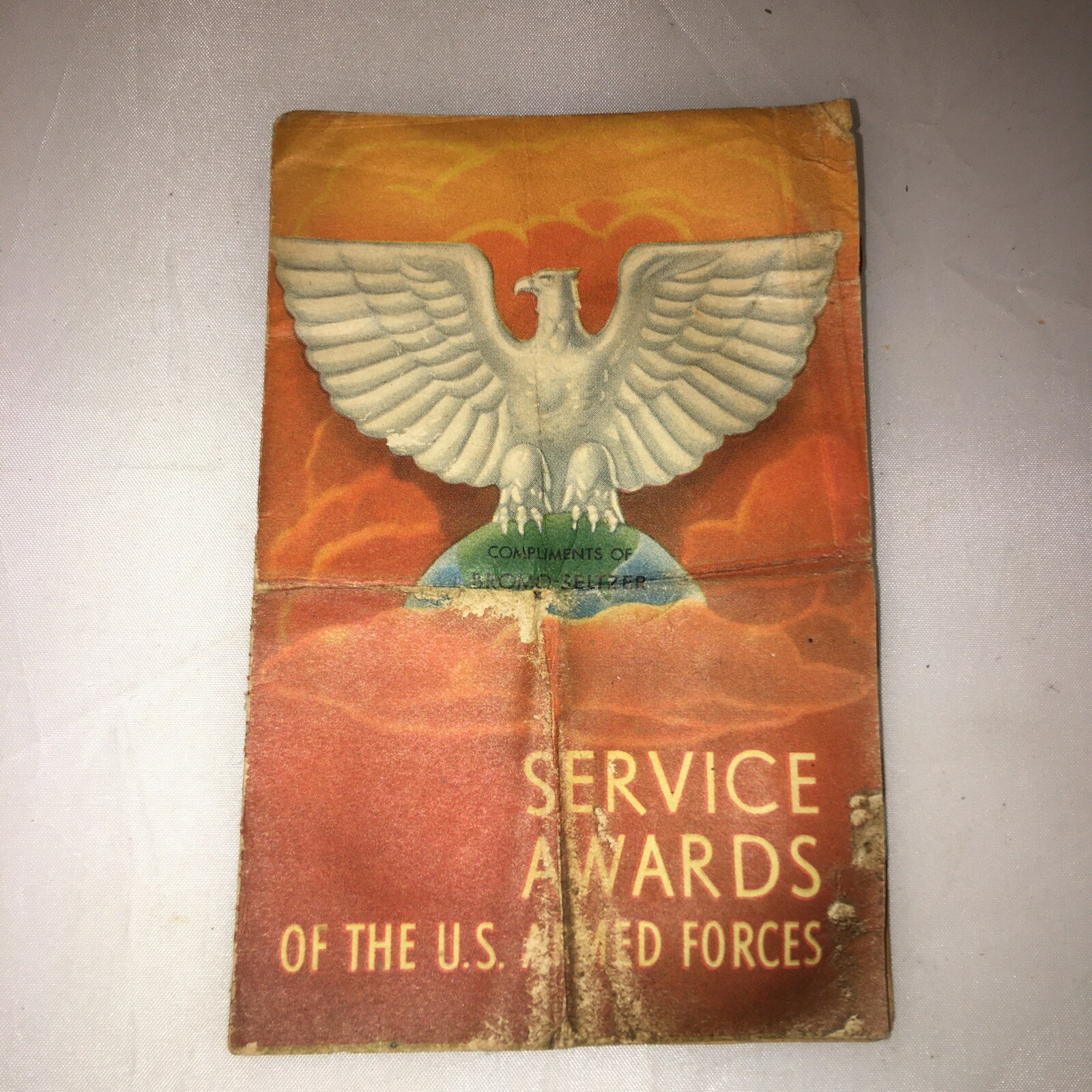 BROMO-SELTZER Service Awards of the US Armed Forces Fold-out Brochure VINTAGE