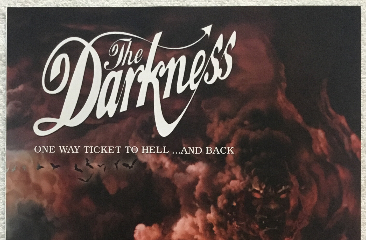 The Darkness One Way Ticket to Hell and Back Album Magazine Promo Print Ad 2006