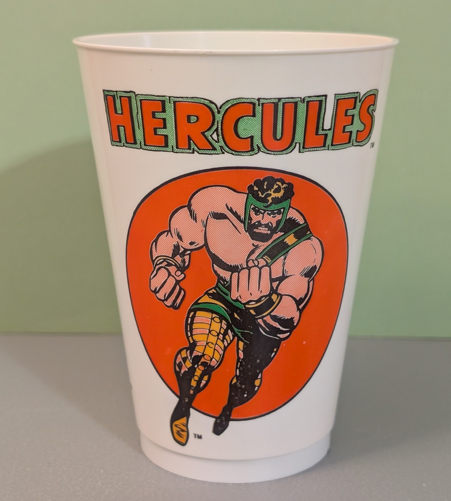 Vintage 7 Eleven Slurpee Cup – HERCULES – 1975 Marvel 1970s 7-11 Avengers