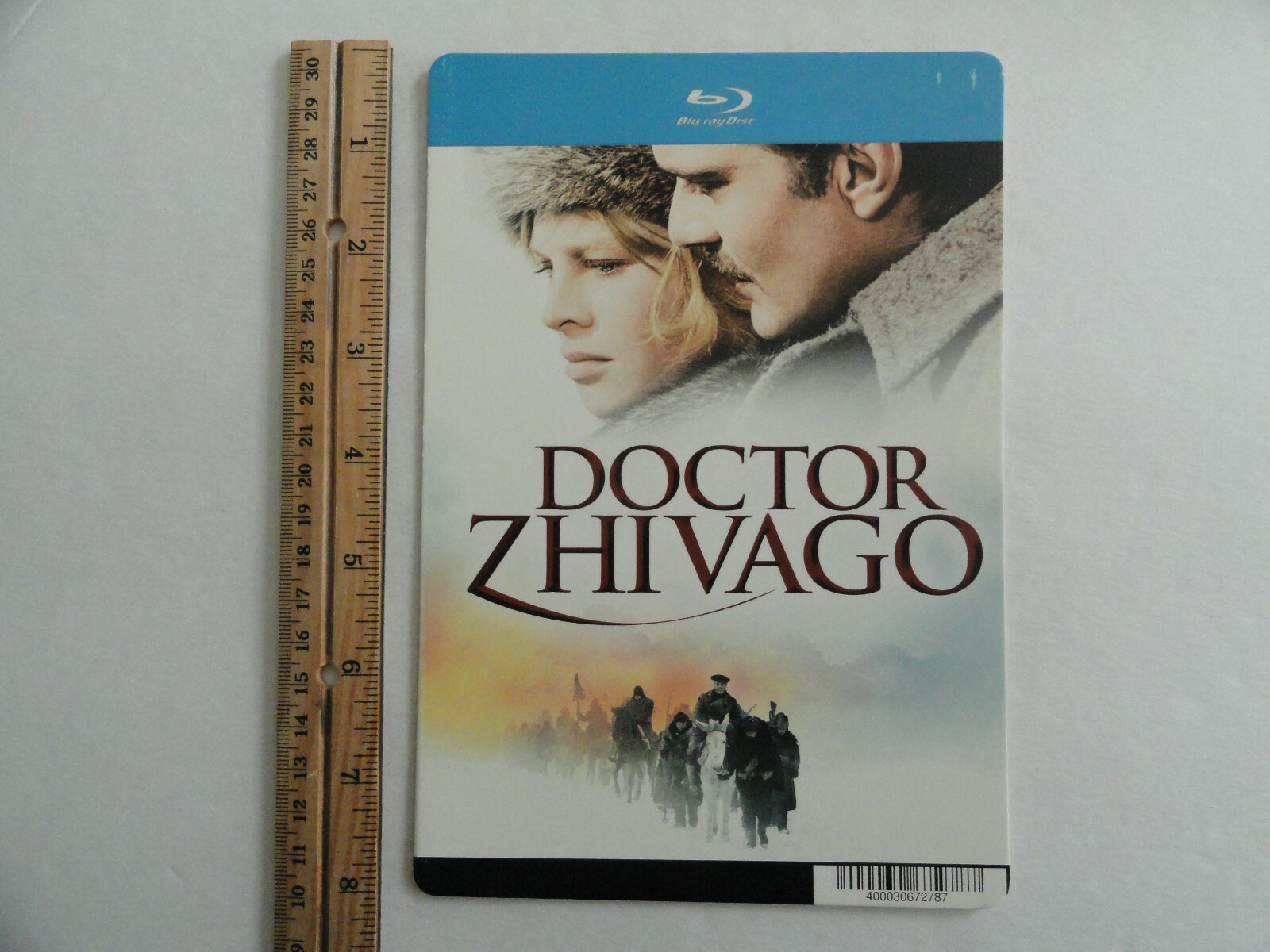 DOCTOR ZHIVAGO – BLU-RAY BLOCKBUSTER VIDEO BACKER CARD 5″X8″ – NO MOVIE