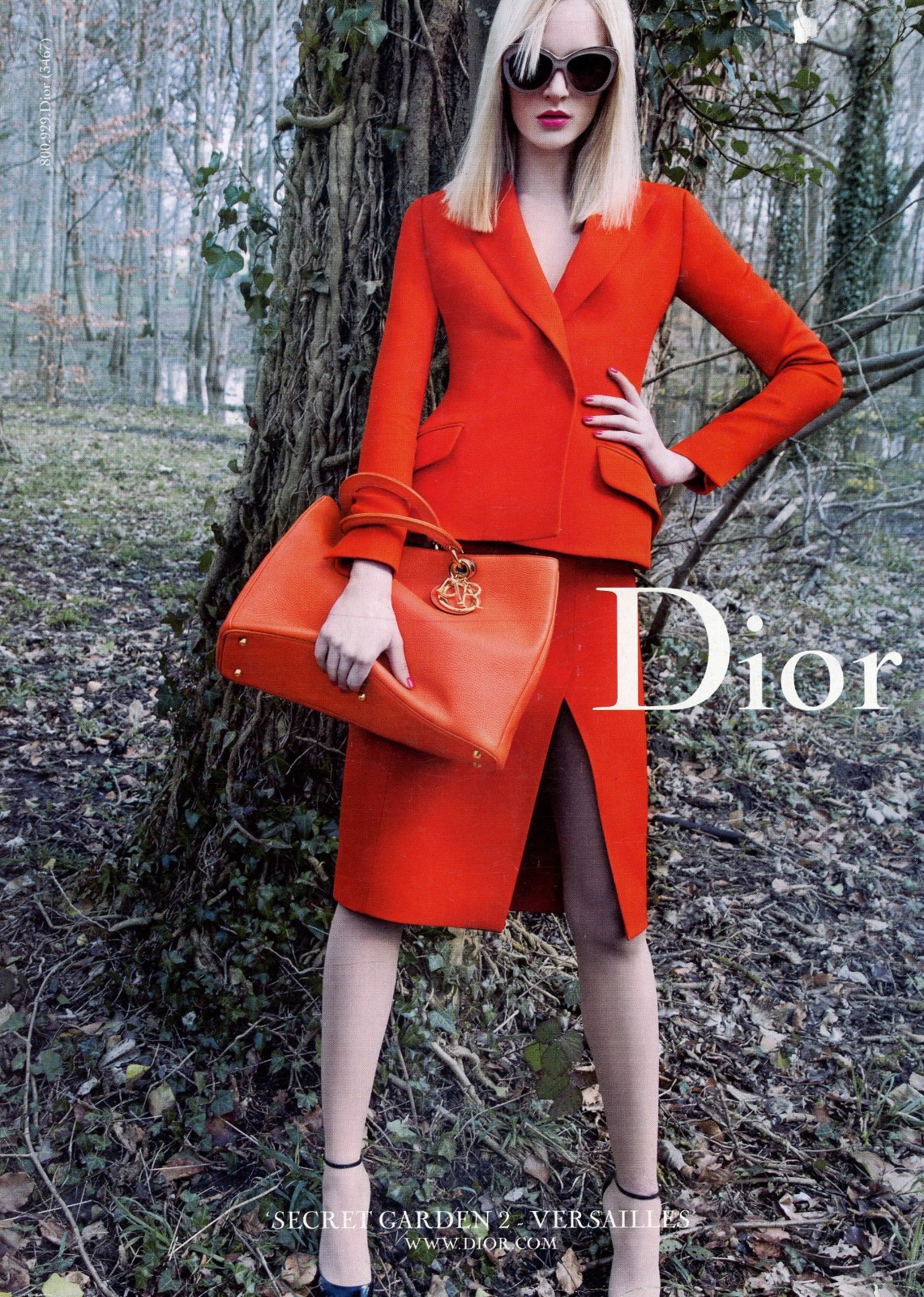 DIOR magazine AD #458 OOP 2013 DARIA STROKOUS ~ BENDED CORNER