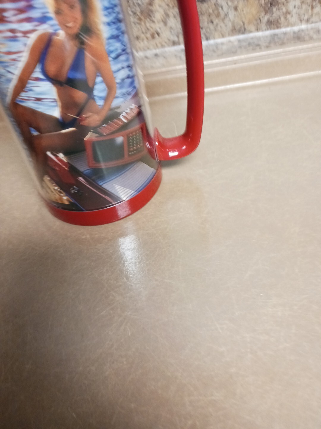 Vintage Snap-On Tools 1990 1 Calendar Girl Insulated Mugs Pair Of 2