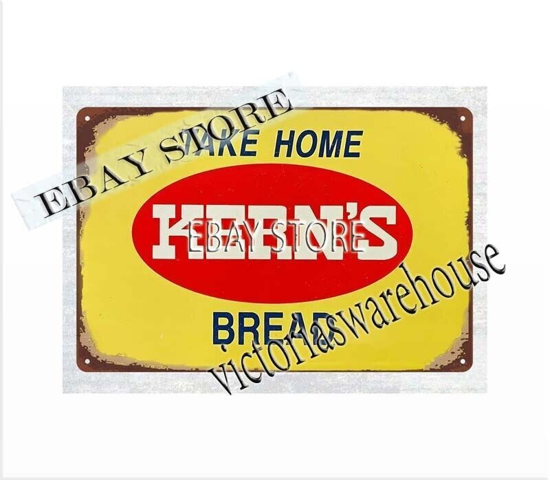KERNS BREAD country store bakery kitchen metal tin sign wall art prints
