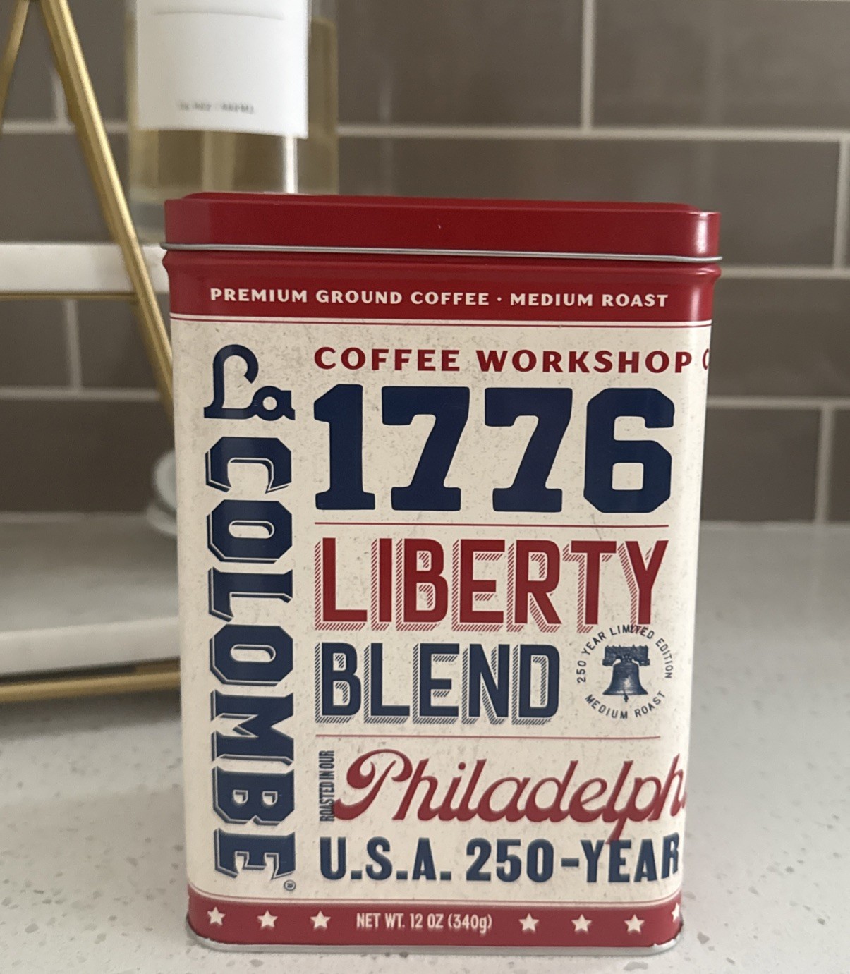 250th 1776 Limited Edition Coffee Tin & Liberty La Colombe Collectible July 4th
