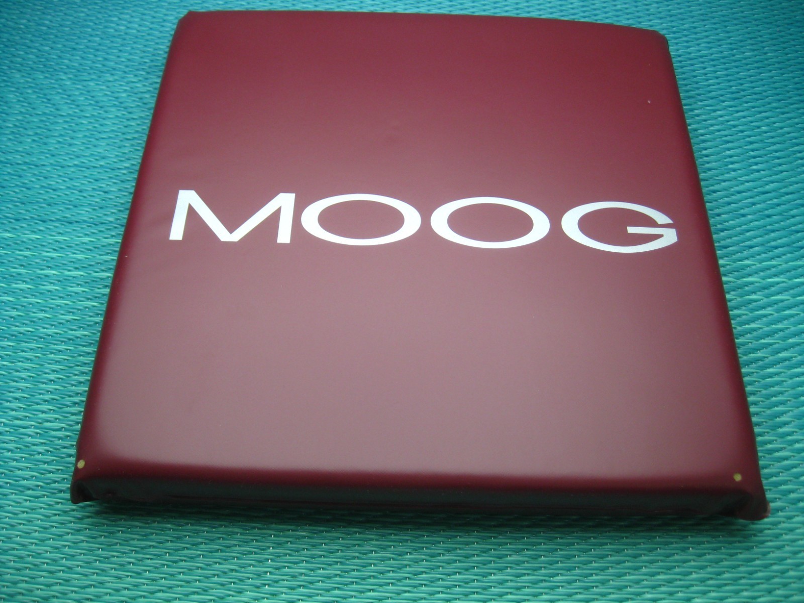 MOOG Seat Cushions Stadium Bleacher Foam Advertising Employee Gift Maroon Logo 2