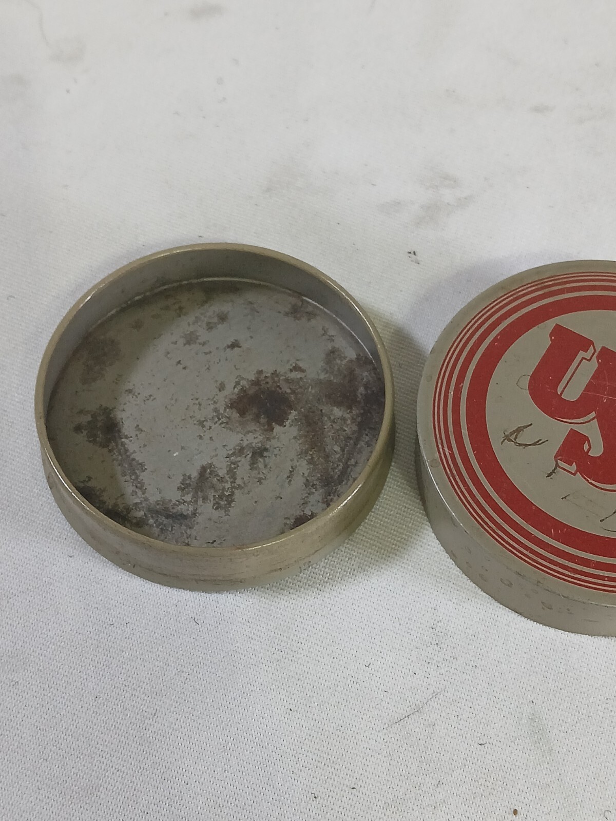 VINTAGE U.S. STEEL TIN, UNITED STATES STEEL, PITTSBURGH PA