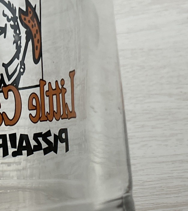 Little Caesars Pizza 5.25″ Glass Mug – Beer Soda Drink Cup