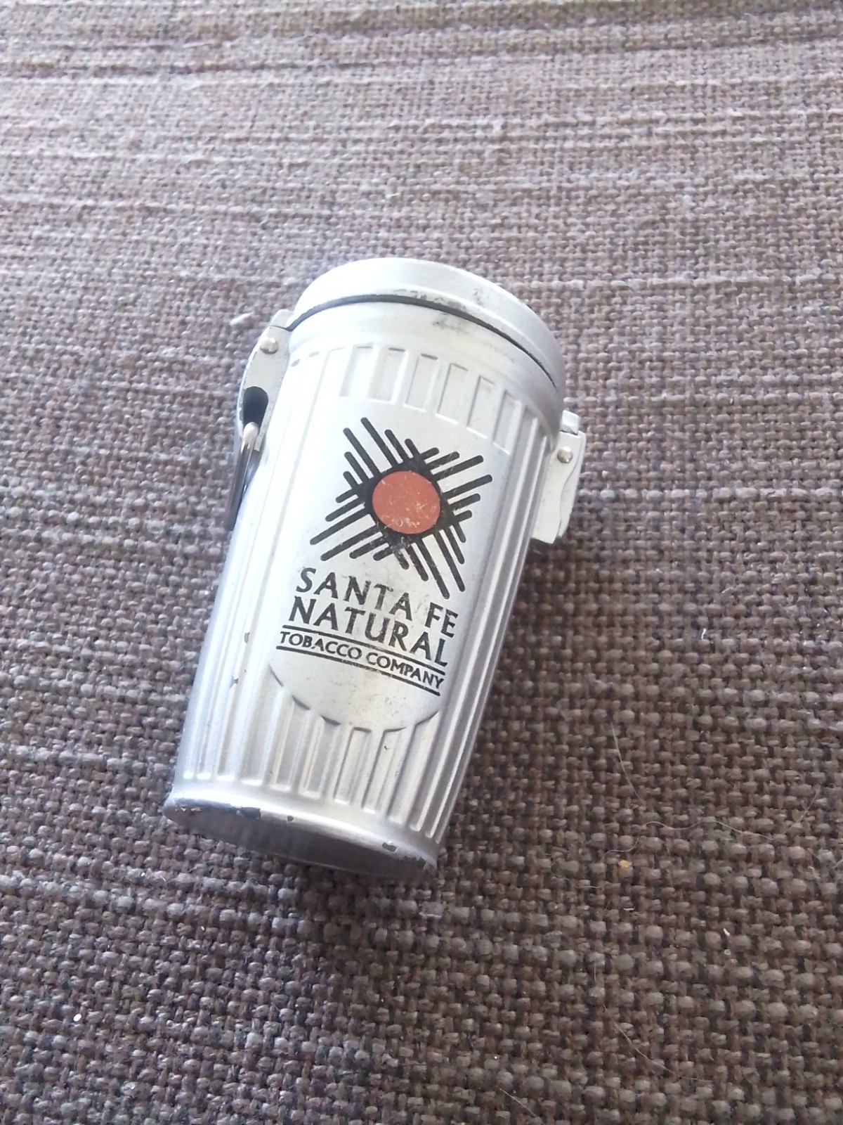 American Spirit Cigarettes Keychain Butt Can EUC Circa 2000