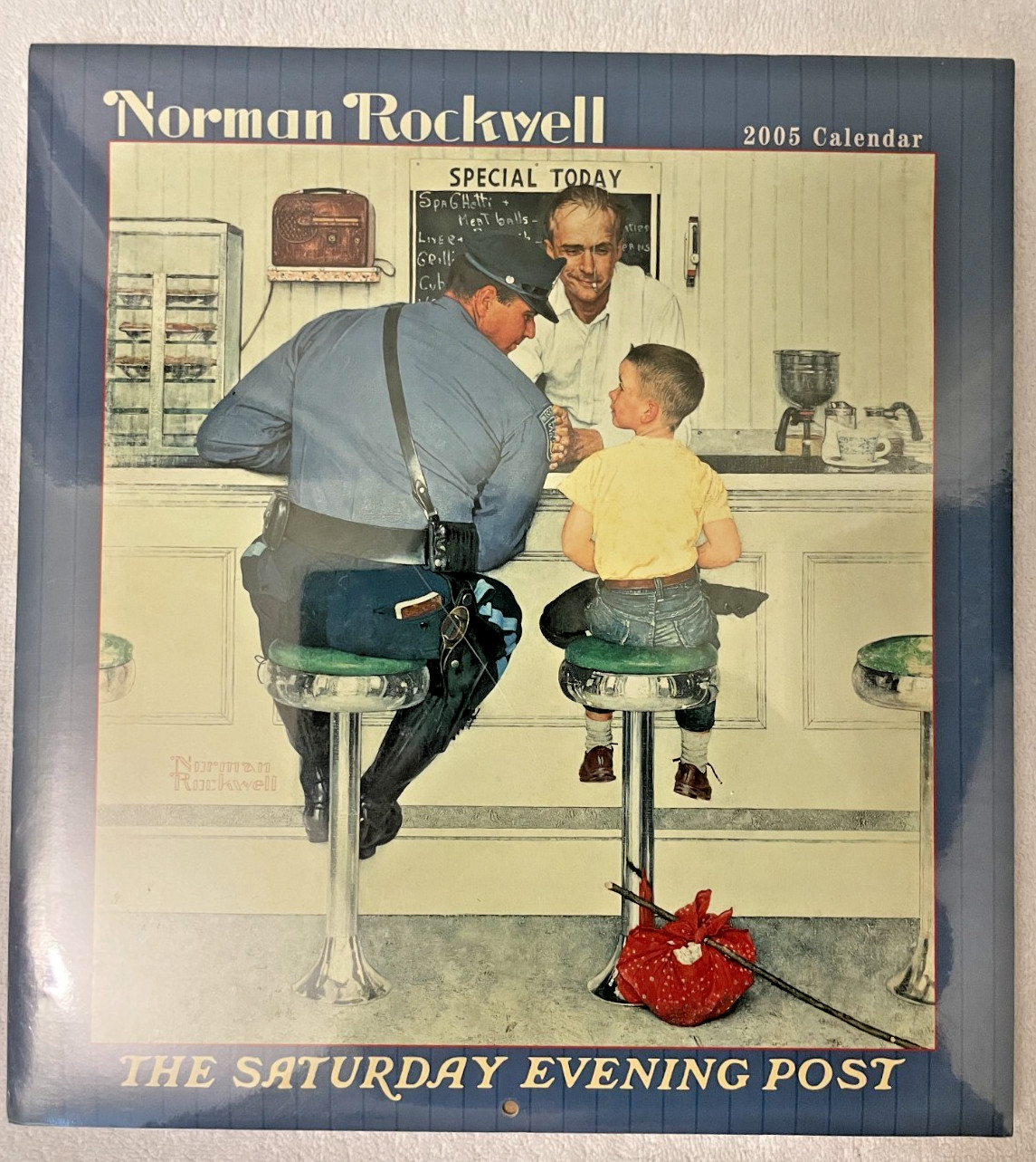 Norman Rockwell 2005 Wall Calendar The Saturday Evening Post Factory Sealed