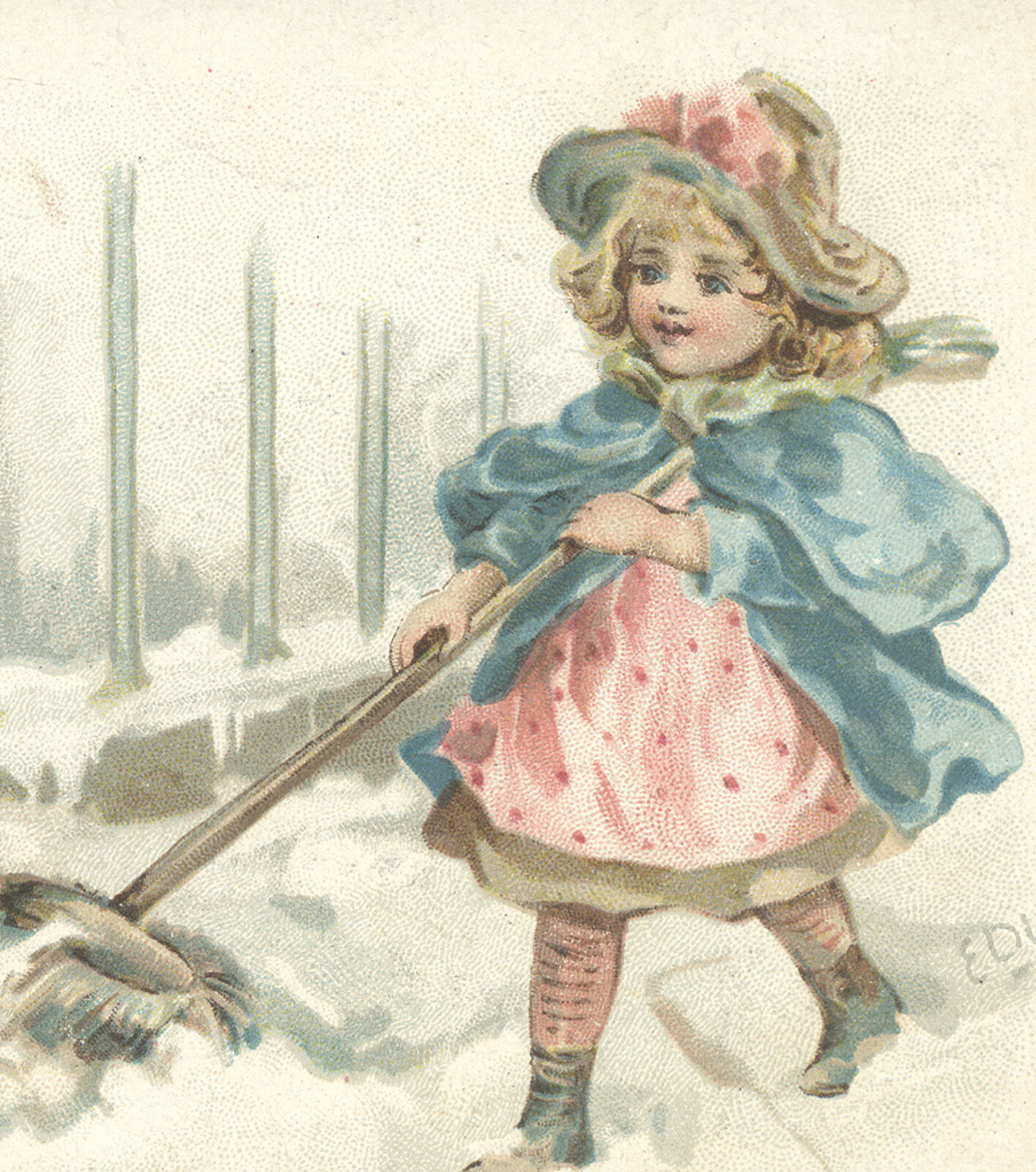 PETTIJOHN’S CALIFORNIA BREAKFAST FOOD TRADE CARD, “BEAR” TRADE MARK & KIDS V344
