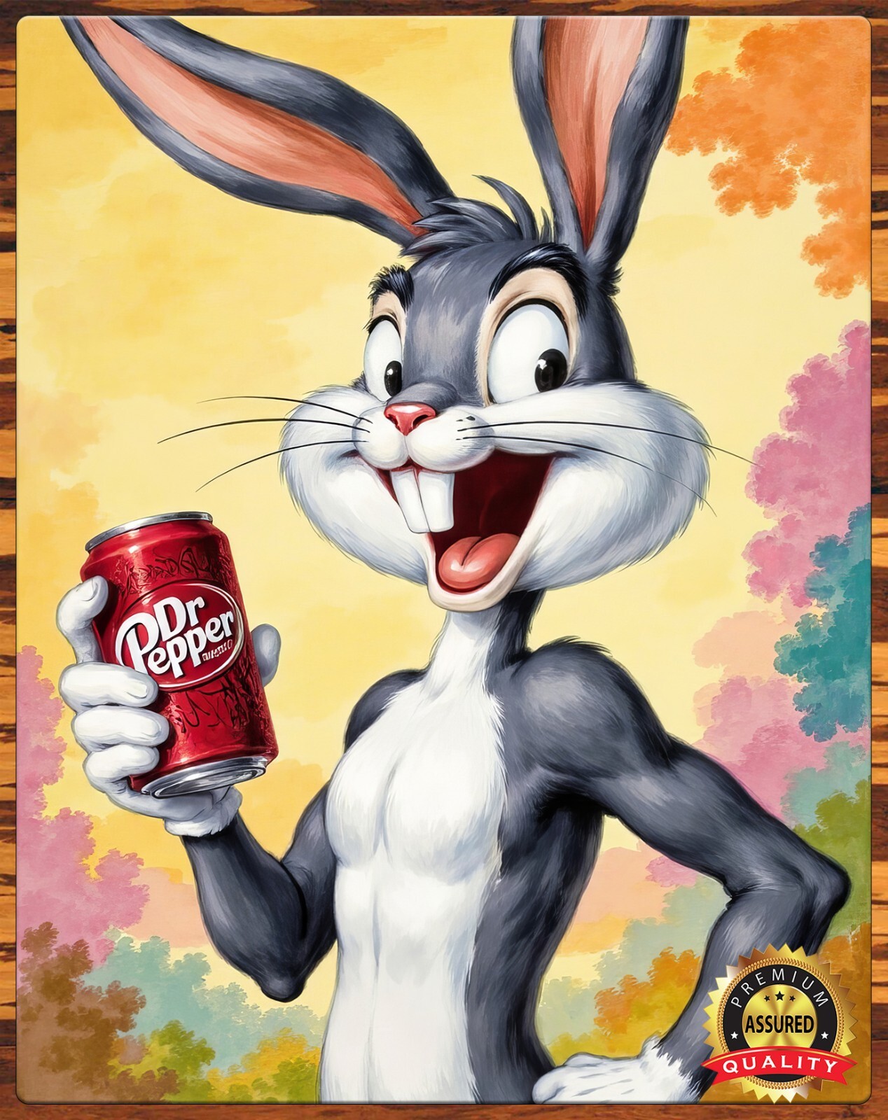 Dr. Pepper – Bugs Bunny – Looney Tunes – 11 x 14 Metal Sign