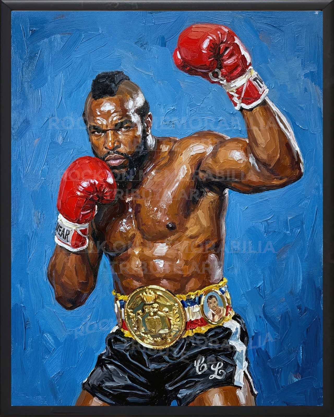 Mr. T – Clubber Lang – Tribute Art – Premium Aluminum Metal Sign – 11 x 14