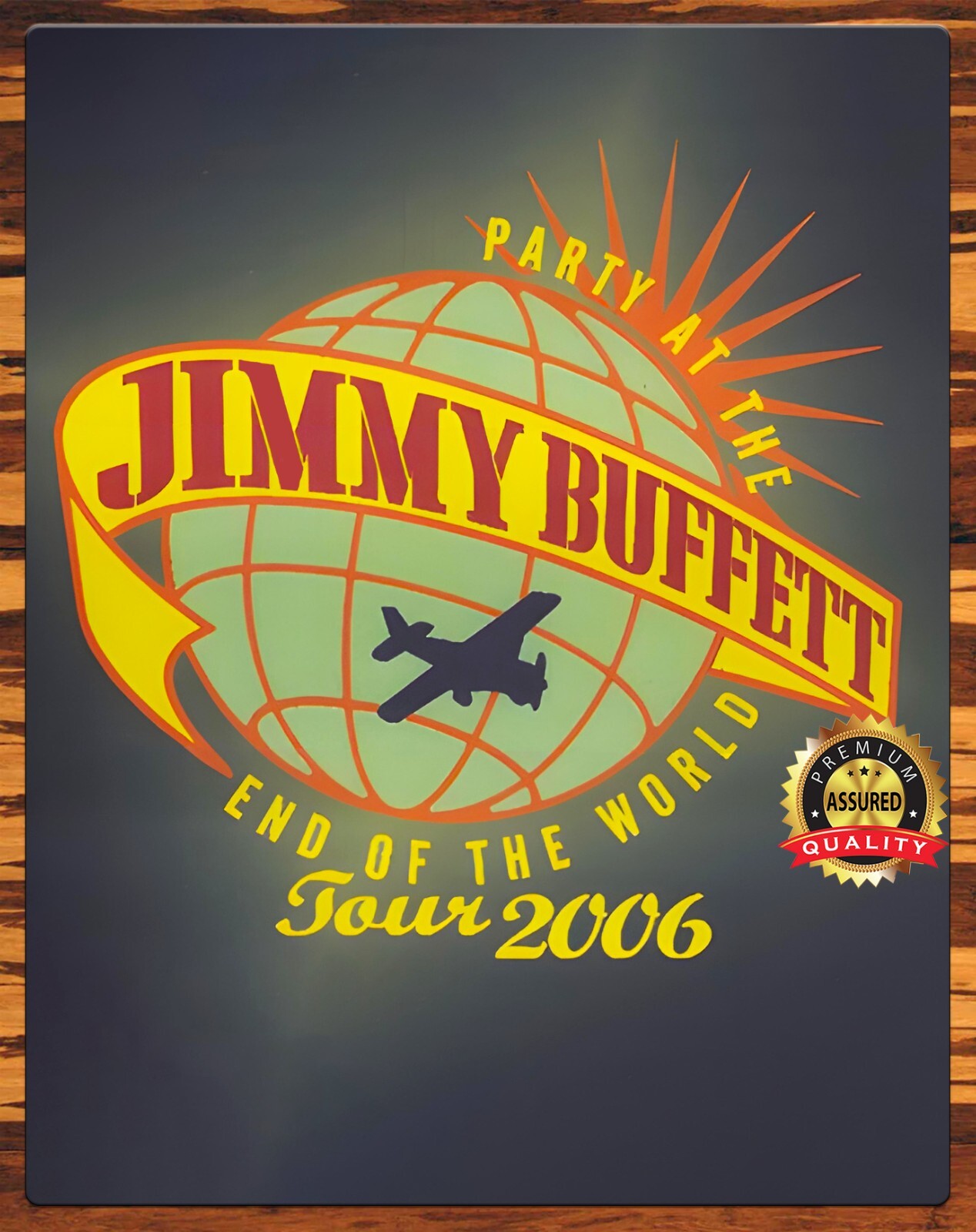 Jimmy Buffett – Party At The End Of The World – Tour 2006 – Metal Sign 11 x 14