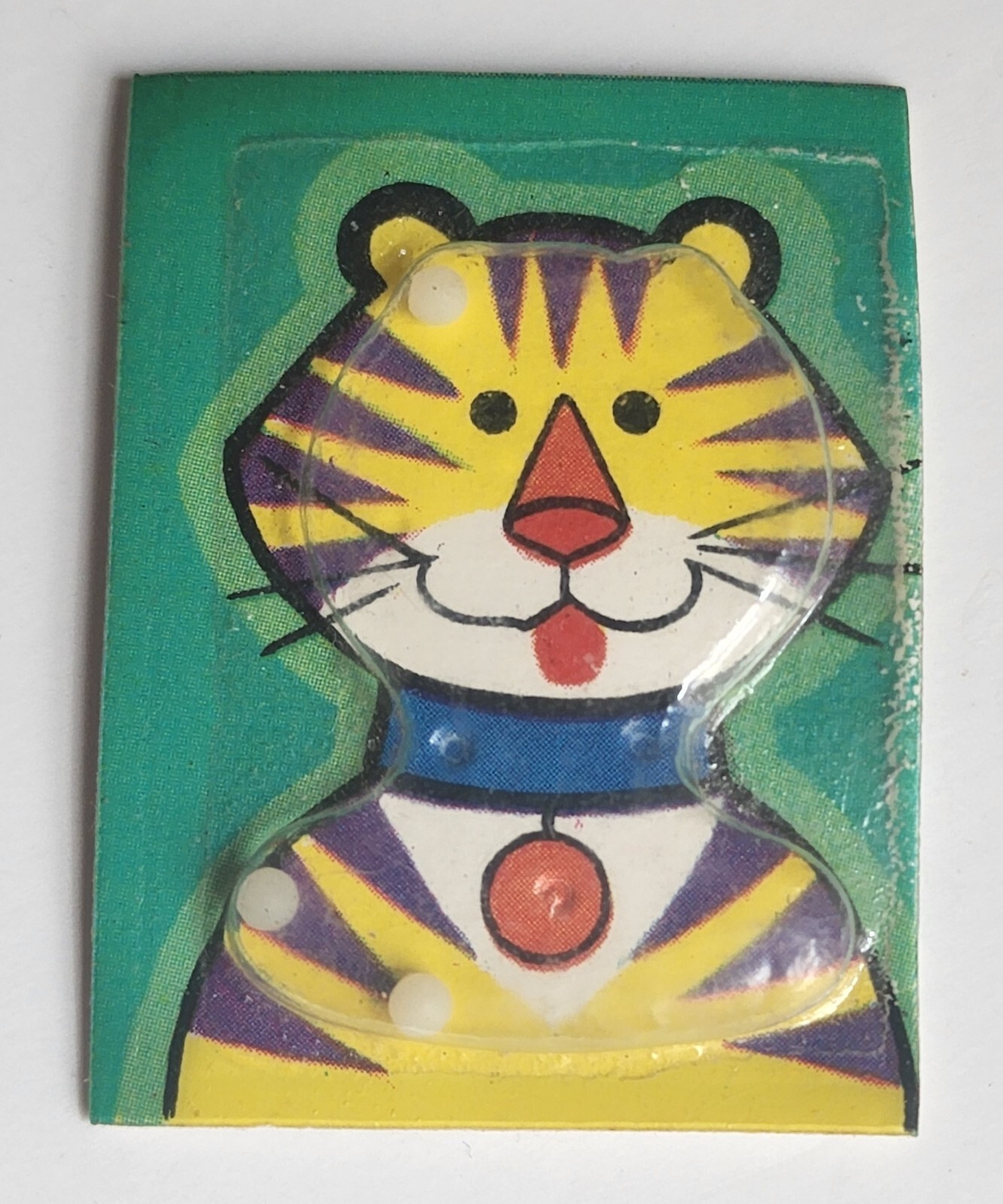 1973 Premium Cracker Jack Prize Jewels on the Cat Game or Puzzle Toy