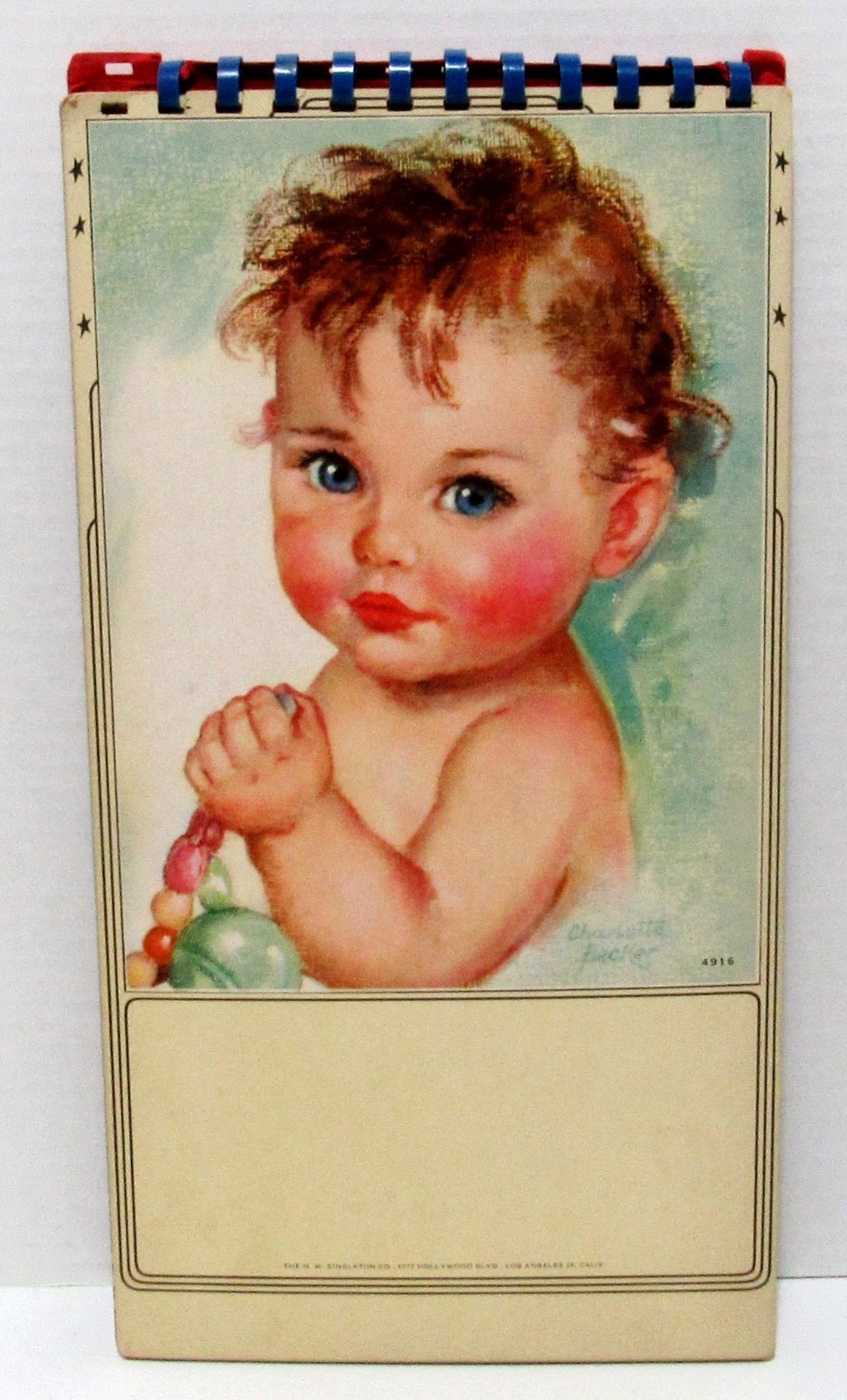 1955 SALESMAN SAMPLE Portfolio 17 PRINTS to FRAME Becker Baby, Cucci SINGLETON