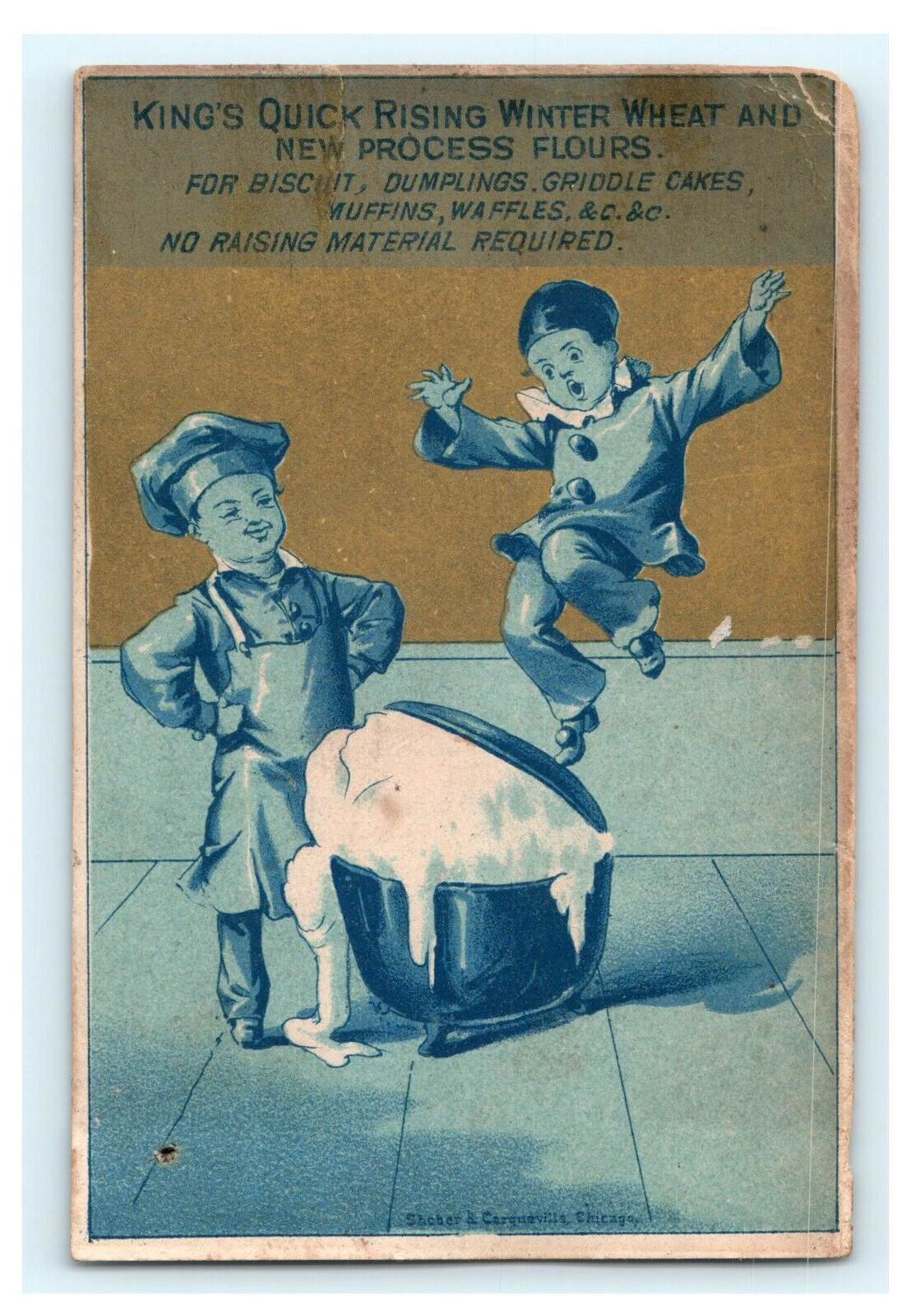 1880 Kings Self Raising Flour – Young Chefs Baking – Damaged