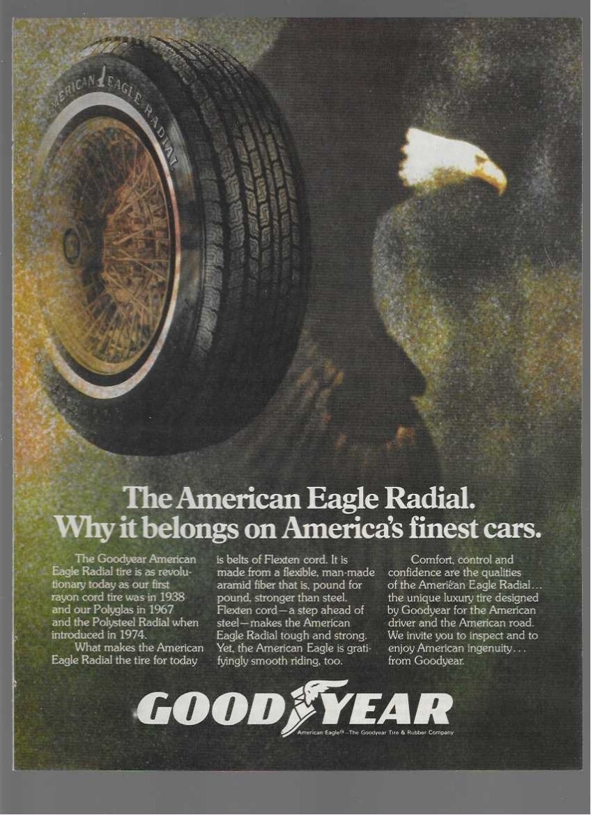1978 Goodyear Tire, Danbury Mint, Heritage Club & Seagrams/Schwepps Vintage Ads