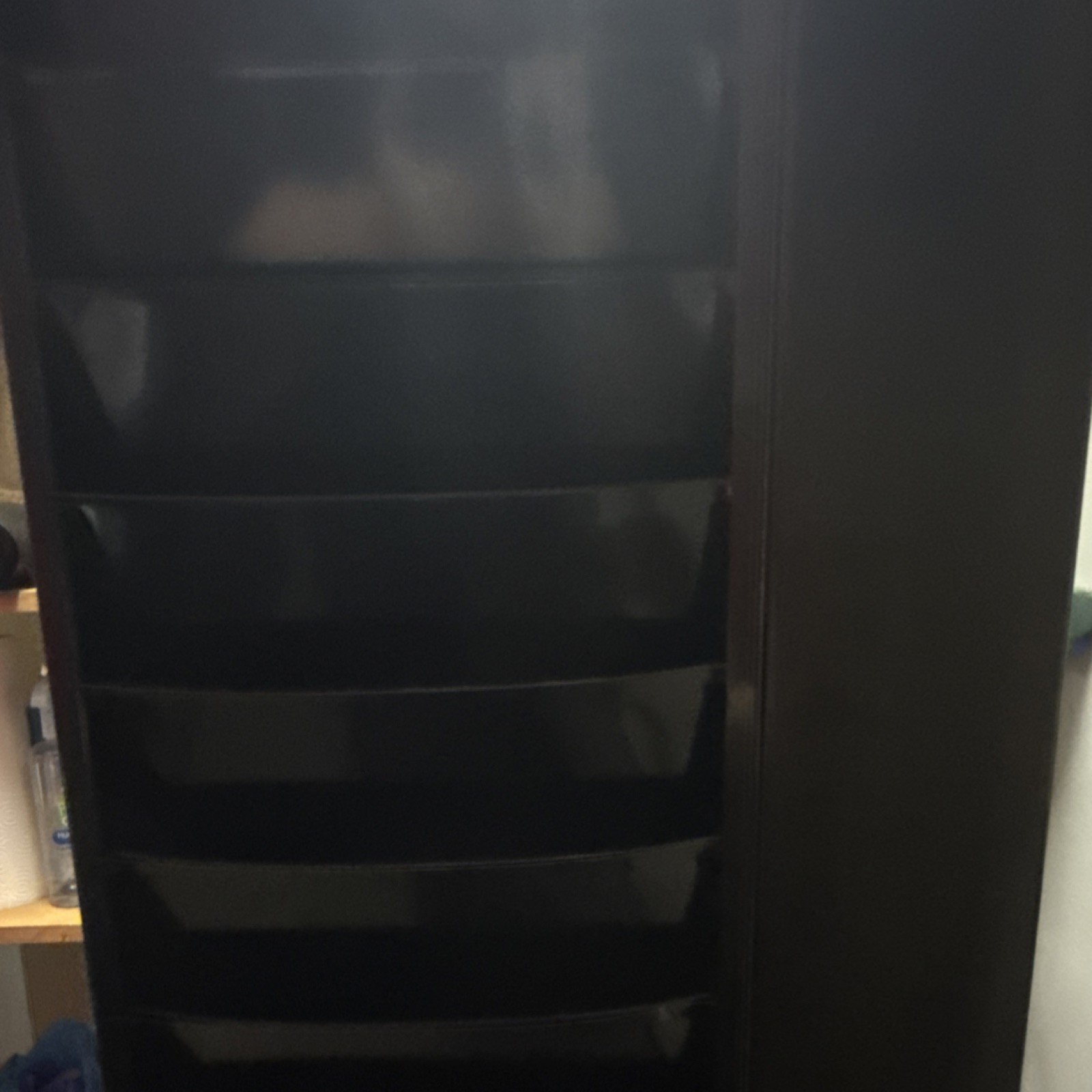 Black Rotating Metal Display Stand, 92 slots Modern