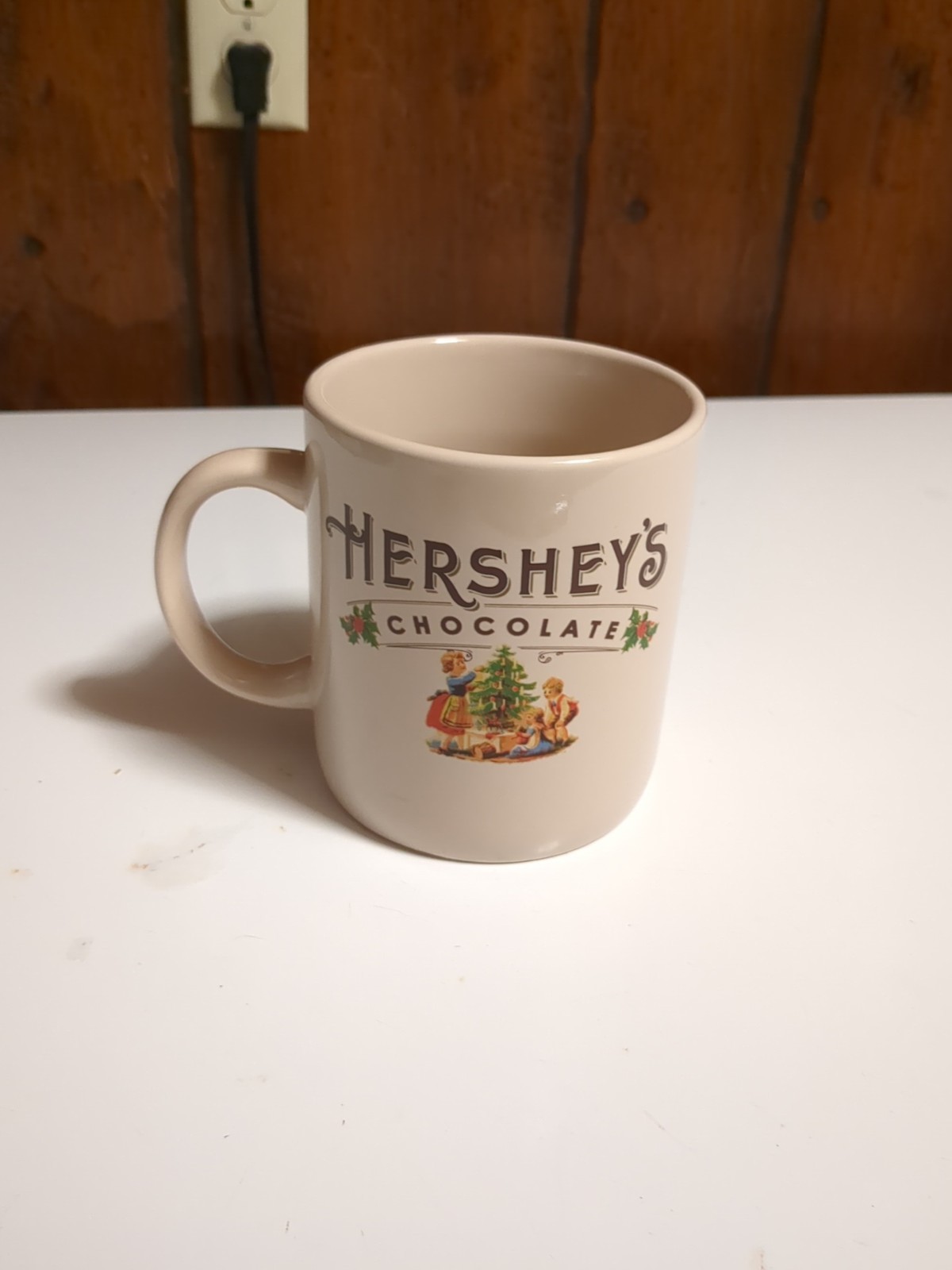Galerie Hershey’s Chocolate Coffee/Tea Cup Mug Large Vintage Christmas 32 oz