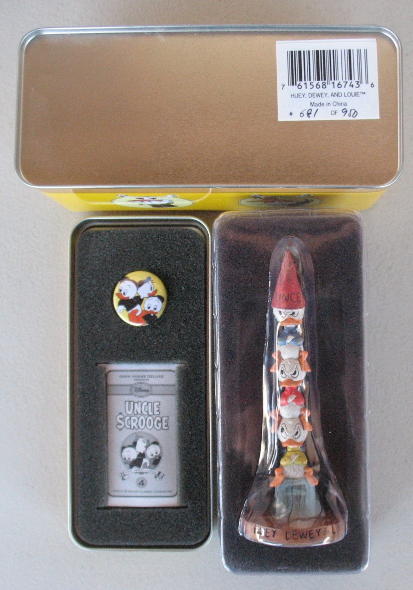 Huey Dewey and Louie Figure 2010 Dark Horse 681/950 LN US shipping only