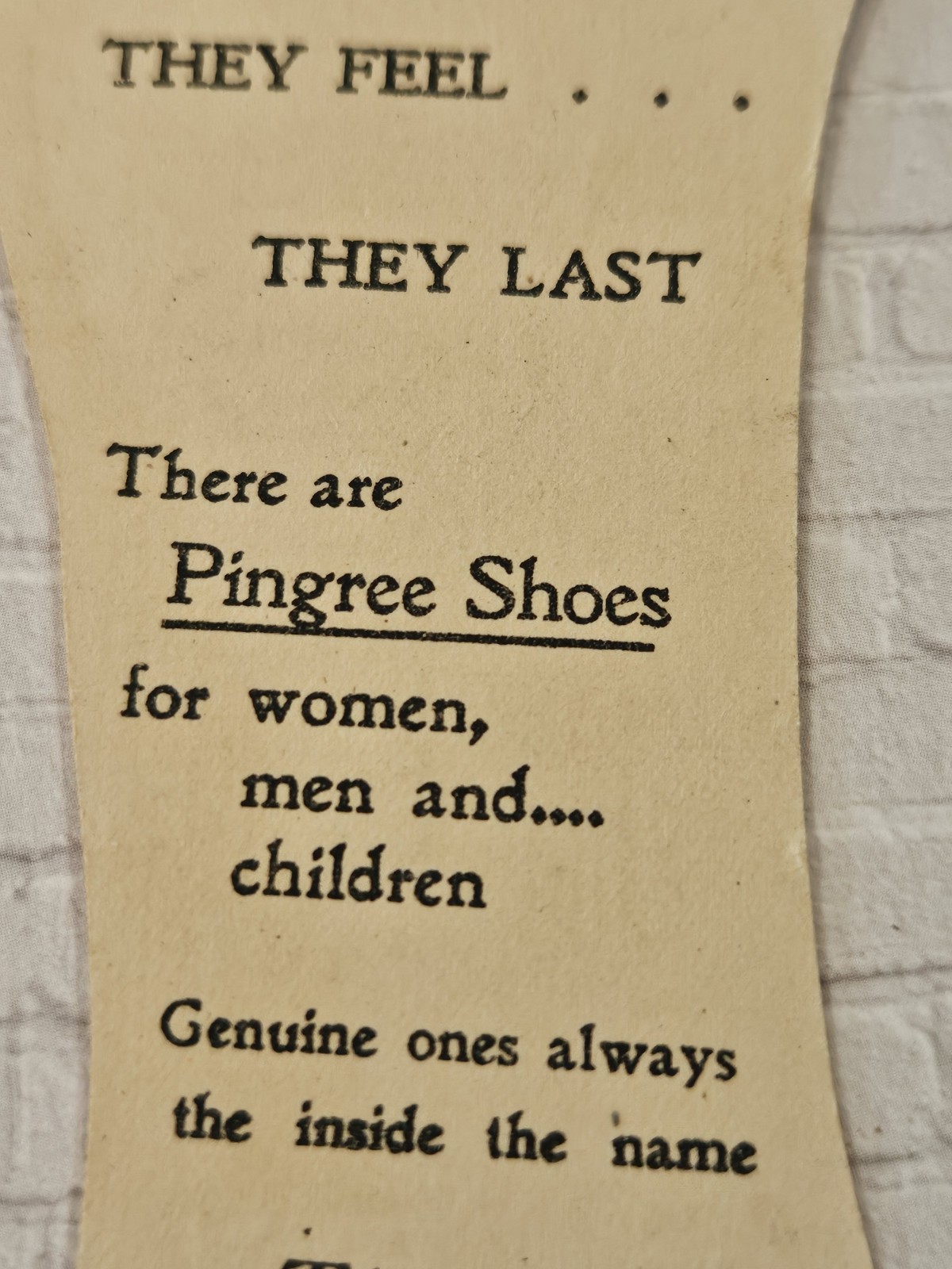 Antique Pingree Shoes Foot Trade Card Olds Wortman King Portland OR Advertising