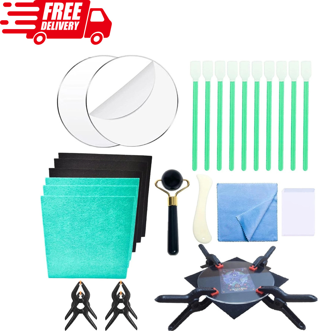 28PCS Trading Card Cleaning & Care Kit Collector Maintenance Accessory Set