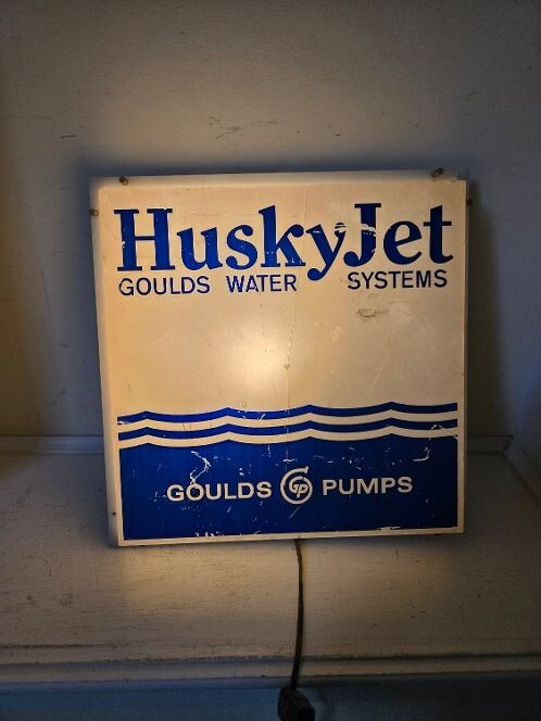 HuskyJet Goulds Water System Lighted Sign