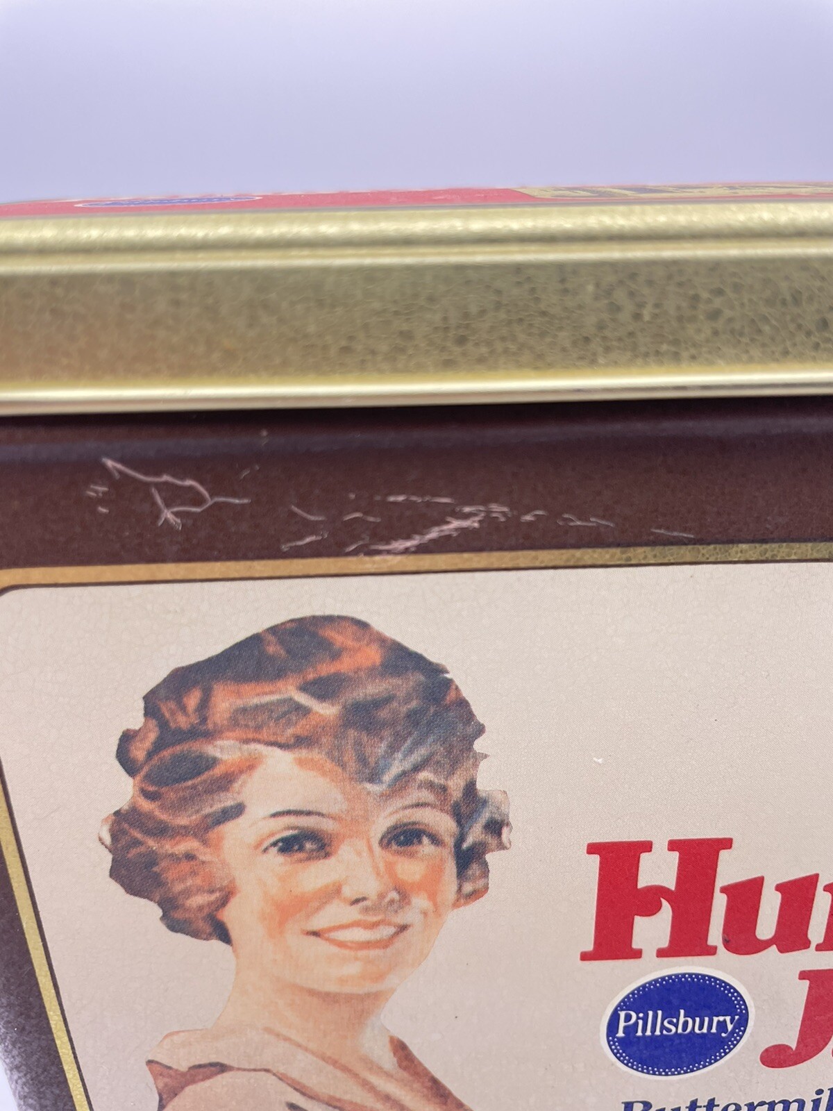 Vintage Pillsbury Hungry Jack PanCake Mix(Empty) Tin Box