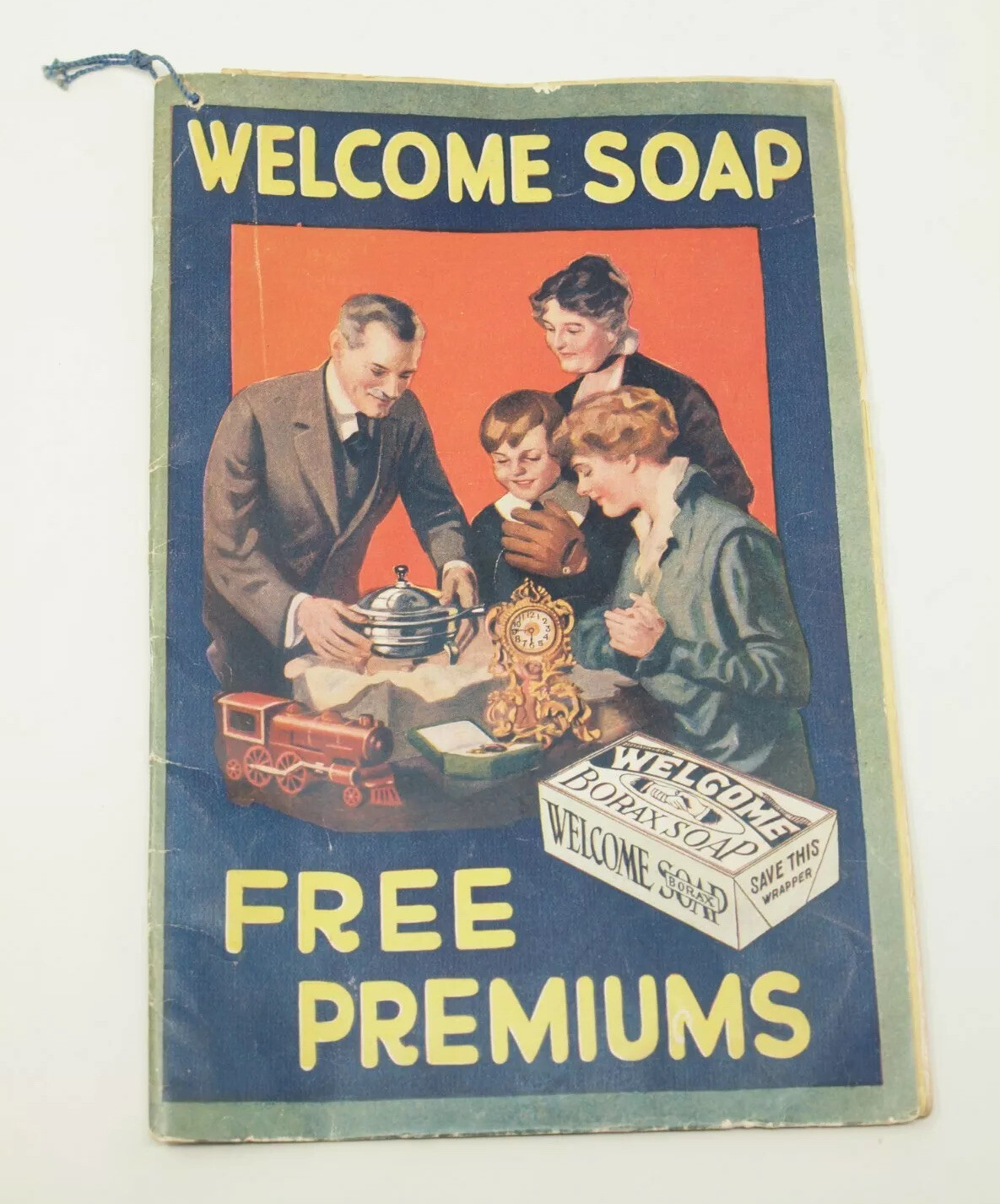 vintage 1920s WELCOME BORAX SOAP ~ FREE PREMIUM PRIZE CATALOG ~ Lever Bros. EUC