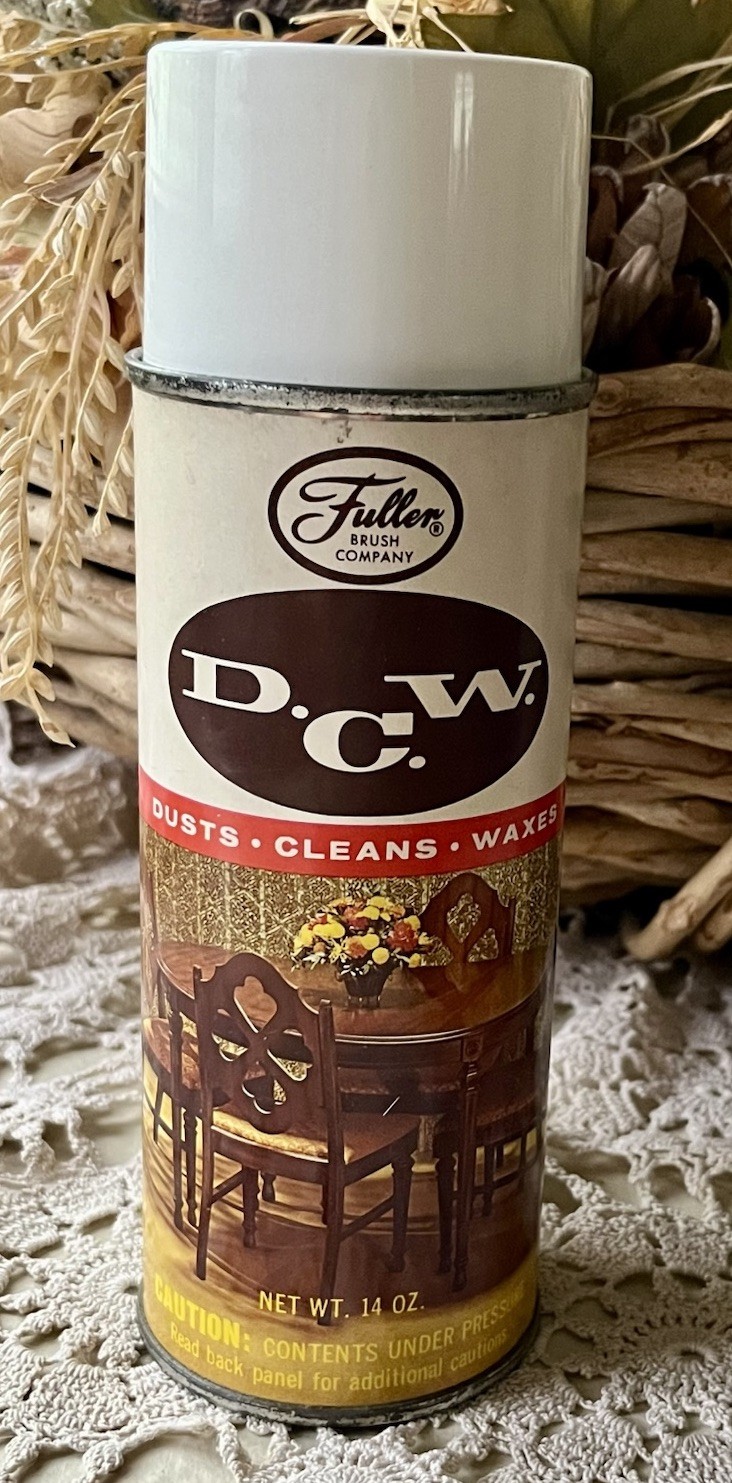 VTG Fuller D.C.W. Aerosol Spray Cleaner Dust Cleans Waxes MCM 14oz Full Can