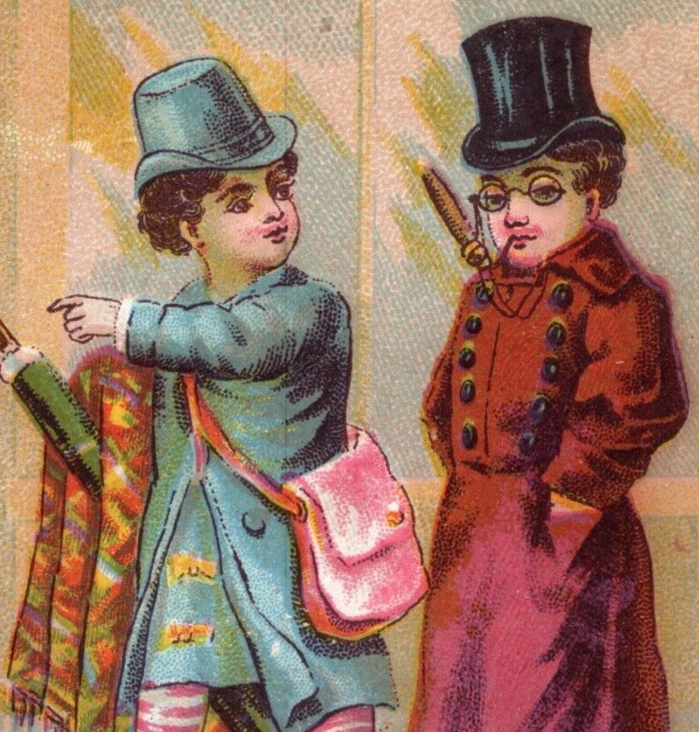 1880s Sagamore Clothing Co. Well Dressed Children F142