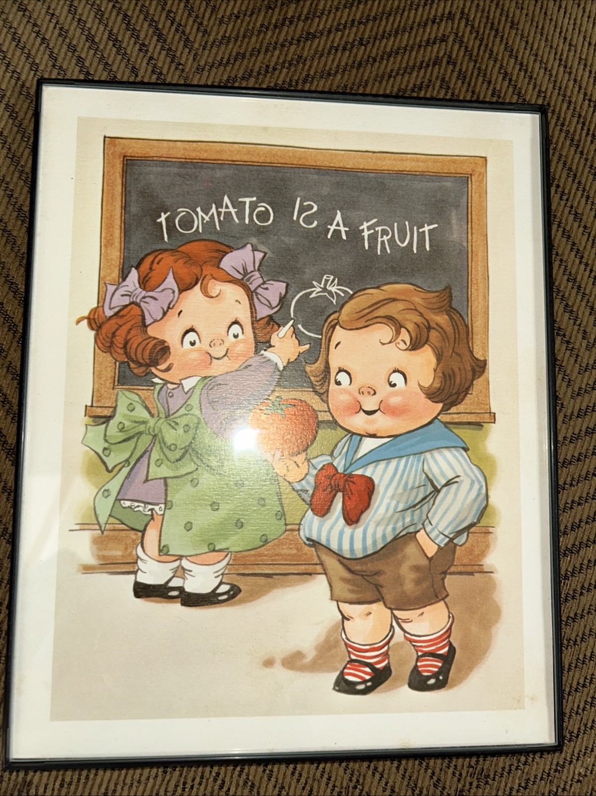 Campbell’s Soup Campbell Kids Vintage Print Tomato School Advertising