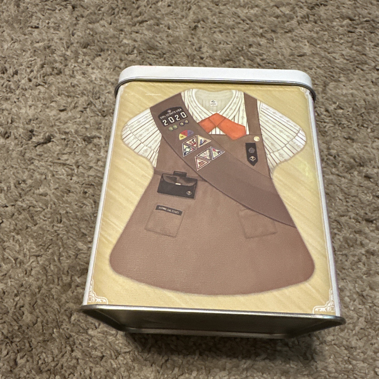 Girl Scouts 2021 Great Condition 4 Uniforms Tin Brownie Daisy Cadet Scouts