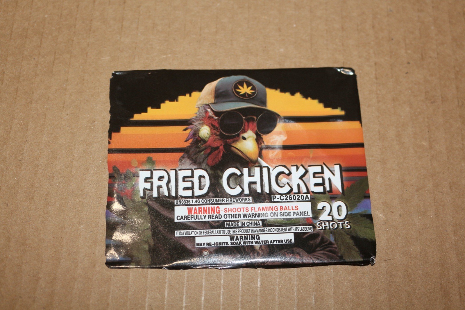FC Firework Paper Label Cutout x4
