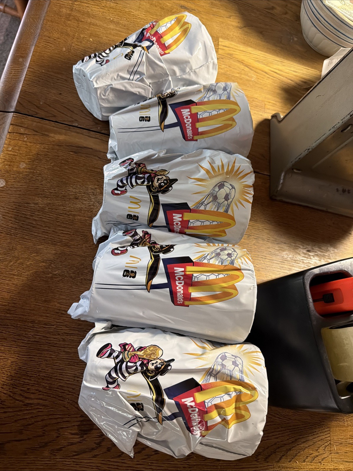 5 McDonald’s World Cup Adult Happy Meal Cup factory sealed🔥