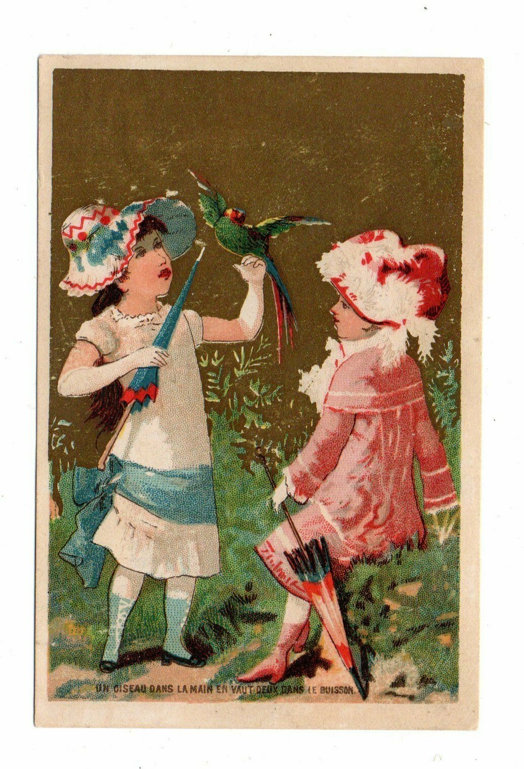 SAN FRANCISCO, CA ~ HOOK BROS, SCHOOL BOOKS & SHEET MUSIC DEALER TRADE CARD