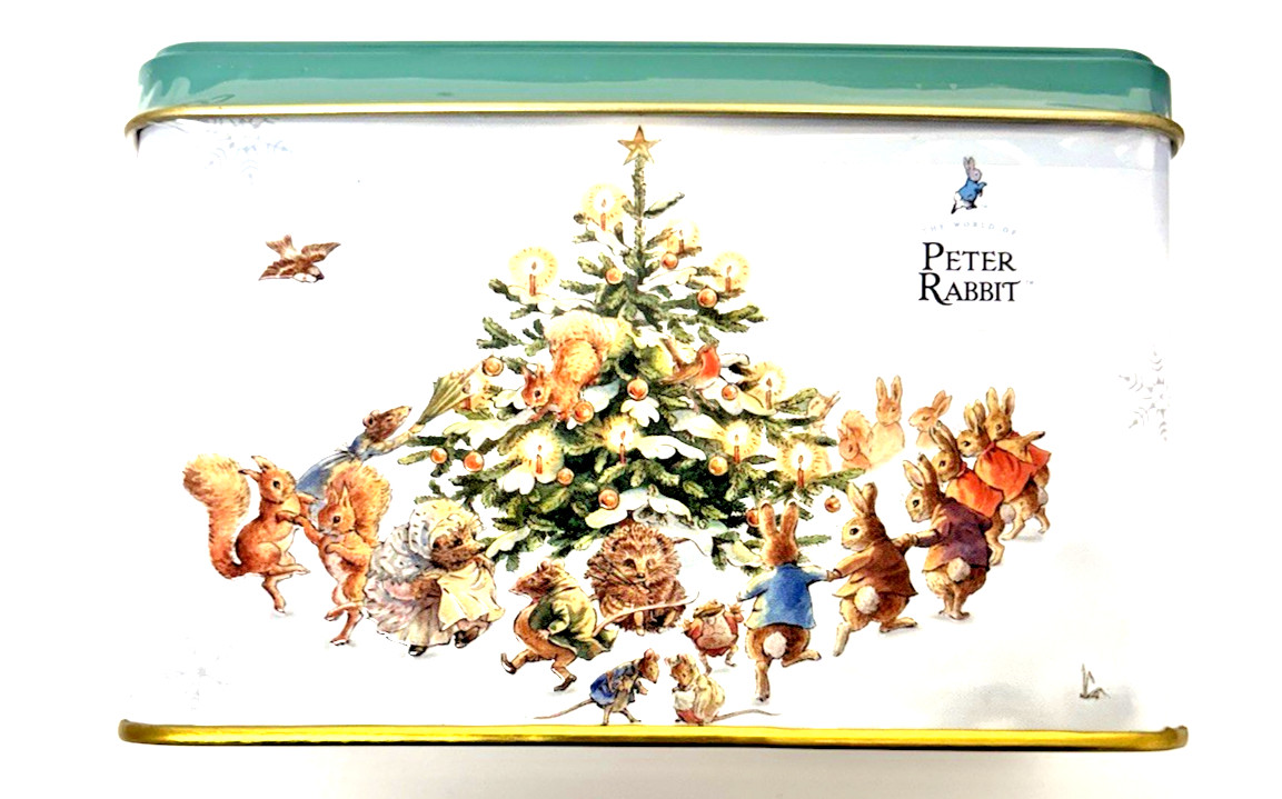NEW English Breakfast Teas Peter Rabbit Christmas Tin With Teabags