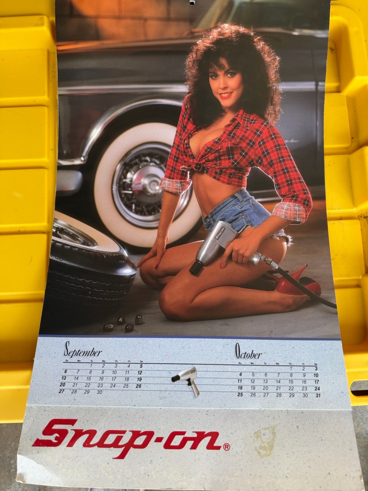 1987 SNAP-ON TOOLS Collectors Edition Pinup Girl Swimsuit Calendar Never Hung