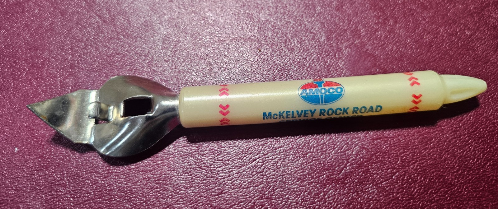 Amoco Gas Oil Station Can/Bottle Opener St Louis Mo McKelvey Rock Road