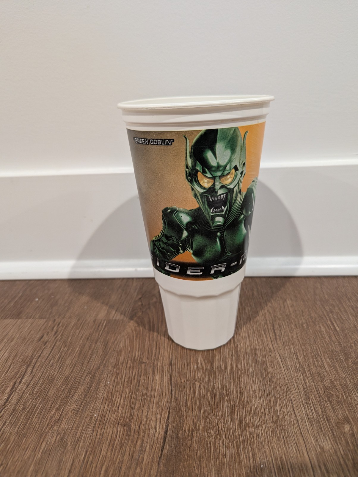 Vintage 2002 Spiderman Green Goblin Hardee’s Fast Food Cup 44 OZ Tobey Maguire