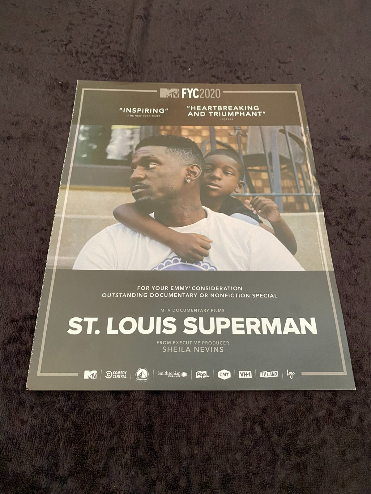 ST. LOUIS SUPERMAN 2020 Emmy ad with Bruce Franks Jr., Best Documentary