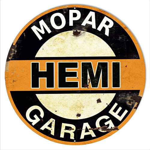 Mopar HEMI Garage Vintage Metal Sign 4 Sizes