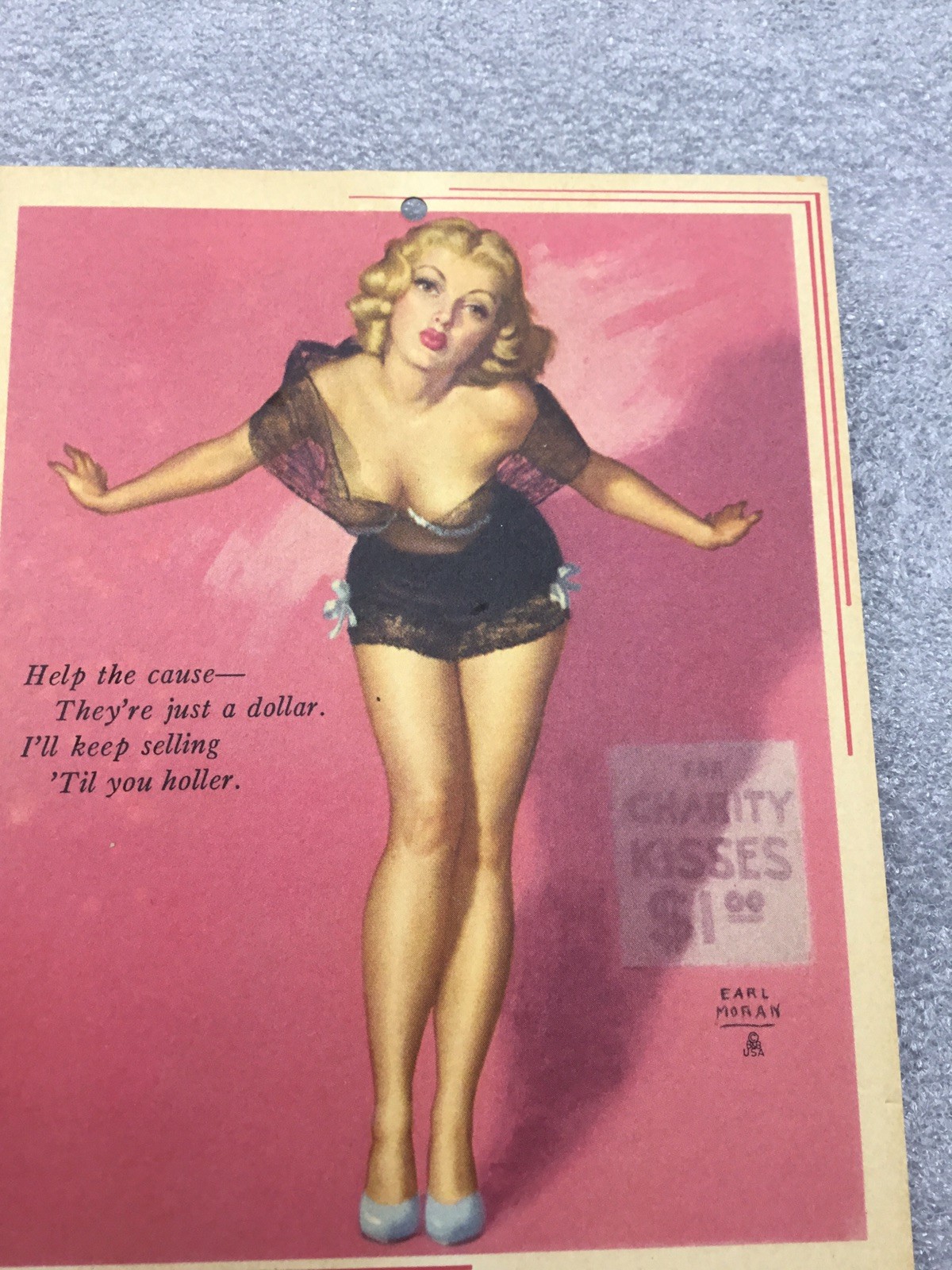 VINTAGE 1952 54 55 CALENDARS EAGLE MILLING CO. EDMOND OK, MORAN COWGIRL, KISSING